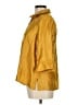 Ali Miles Gold 3/4 Sleeve Button-Down Shirt Size M (petite) - photo 5
