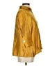 Ali Miles Gold 3/4 Sleeve Button-Down Shirt Size M (petite) - photo 4