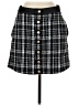 Rachel Parcell 100% Polyester Plaid Black Casual Skirt Size 8 - photo 1