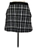 Rachel Parcell 100% Polyester Plaid Black Casual Skirt Size 8 - photo 2