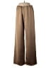MNG Solid Brown Casual Pants Size S - photo 1
