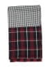 J.Jill 100% Acrylic Checkered-gingham Red Scarf One size - photo 2