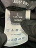 Lands' End 100% Polyester Color Block Black Track Pants Size 14 - 16 Husky - photo 4
