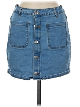 Luvamia Denim Skirt (view 1)