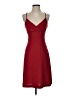 Express 100% Polyester Solid Red Cocktail Dress Size 3 - 4 - photo 1