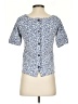 Madewell Blue Short Sleeve Blouse Size XXS - photo 2
