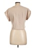 Shein Tan Short Sleeve Top Size L - photo 2
