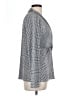 DKNY Gray Long Sleeve Blouse Size L - photo 4