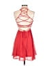 Lulus 100% Polyester Solid Red Cocktail Dress Size S - photo 2