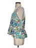 Everly 100% Polyester Blue Sleeveless Blouse Size S - photo 5