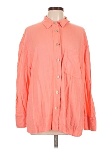 River Island Long Sleeve Button-Down Shirt (view 1)