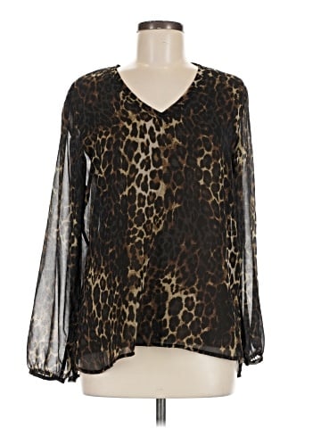 IMAN Long Sleeve Blouse (view 1)