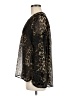 IMAN 100% Polyester Animal Print Black Long Sleeve Blouse Size M - photo 5