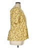 D&Co. Yellow Short Sleeve Blouse Size XL - photo 4