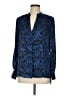 Alice + Olivia Blue Long Sleeve Blouse Size M - photo 1