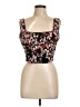 WAYF 100% Polyester Black Sleeveless Top Size L - photo 1