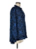 Alice + Olivia Blue Long Sleeve Blouse Size M - photo 4