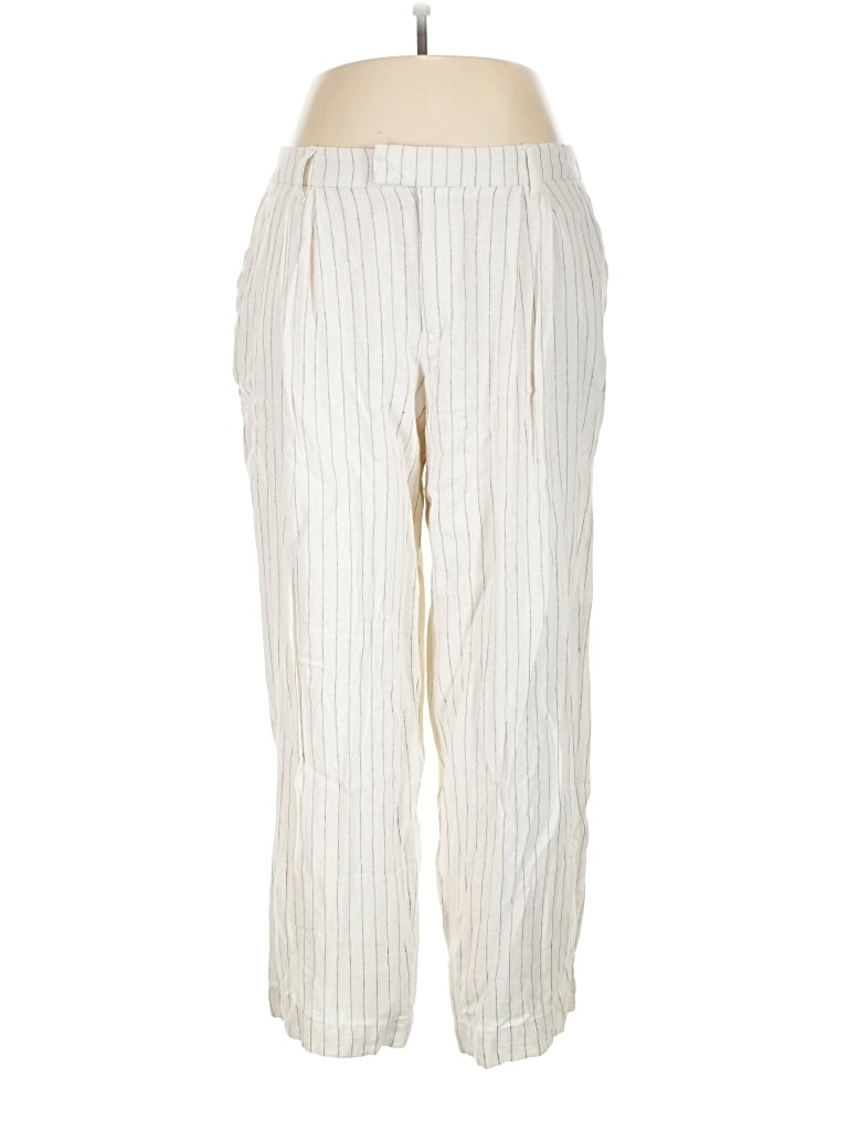 Pre-owned A New Day Linen Pants In Ivory