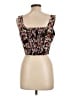 WAYF 100% Polyester Black Sleeveless Top Size L - photo 2