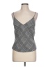 fleur du mal 100% Silk Gray Sleeveless Silk Top Size L - photo 1