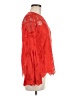 Adiva Solid Red Long Sleeve Blouse Size M - photo 4