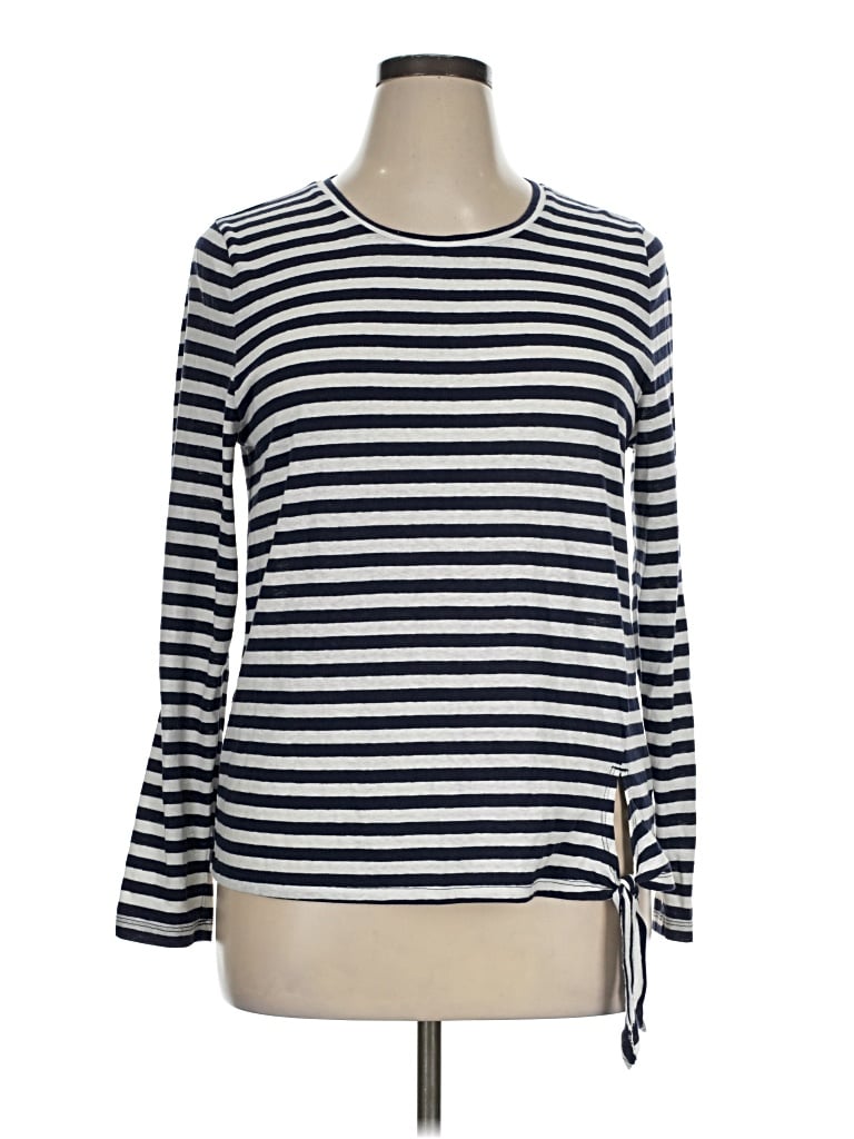 Pre-owned J.crew Mercantile 3/4 Sleeve T-shirt In Silver