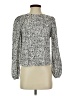 Shein Silver Long Sleeve Blouse Size 4 - photo 1