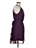 Crescent 100% Polyester Solid Purple Casual Dress Size M - photo 4