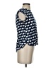 Escapada 100% Rayon Blue Short Sleeve Top Size S - photo 4