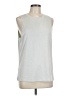 Fabletics Silver Sleeveless T-Shirt Size L - photo 1