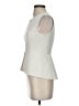 BCBGMAXAZRIA Ivory Sleeveless Blouse Size XXS - photo 5