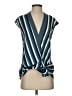 Trouve Blue Sleeveless T-Shirt Size S - photo 1
