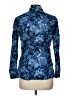Talbots Outlet Print Blue Long Sleeve Button-Down Shirt Size M - photo 2
