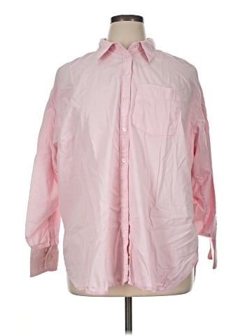 Maeve by Anthropologie Long Sleeve Polo (view 1)