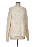 Desigual Tweed Ivory Pullover Sweater Size L - photo 1