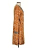 BCBGMAXAZRIA Graphic Orange Cocktail Dress Size S - photo 4