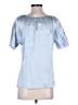 Nine West Blue Short Sleeve Blouse Size 4 - photo 2