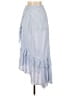 BB Dakota 100% Rayon Checkered-gingham Blue Casual Skirt Size 2 - photo 2