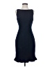 Tahari Solid Blue Cocktail Dress Size 4 - photo 1