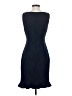 Tahari Solid Blue Cocktail Dress Size 4 - photo 2