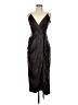 SIMKHAI 100% Polyester Metallic Black Brown Cocktail Dress Size 8 - photo 1