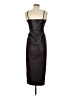 SIMKHAI 100% Polyester Metallic Black Brown Cocktail Dress Size 8 - photo 2