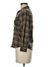 Ariat 100% Cotton Plaid Brown Long Sleeve Button-Down Shirt Size M - photo 5