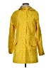 Volcom 100% Nylon Polka Dots Yellow Raincoat Size S - photo 1