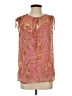 Talbots 100% Polyester Pink Sleeveless Blouse Size S - photo 1