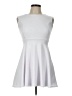Un Deux Trois Solid White Cocktail Dress Size 12 - photo 1