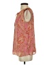 Talbots 100% Polyester Pink Sleeveless Blouse Size S - photo 5