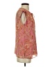 Talbots 100% Polyester Pink Sleeveless Blouse Size S - photo 4