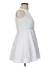 Un Deux Trois Solid White Cocktail Dress Size 12 - photo 4