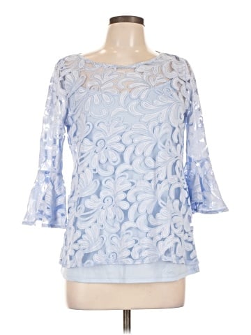 NY Collection 3/4 Sleeve Blouse (view 1)